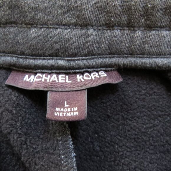 Michael Kors Men's Heathered Fleece Jogger Pants Gray L EUC - Picture 10 of 10